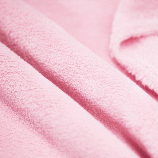 Wellness Fleece Lyserød - (Fleecestoffer)