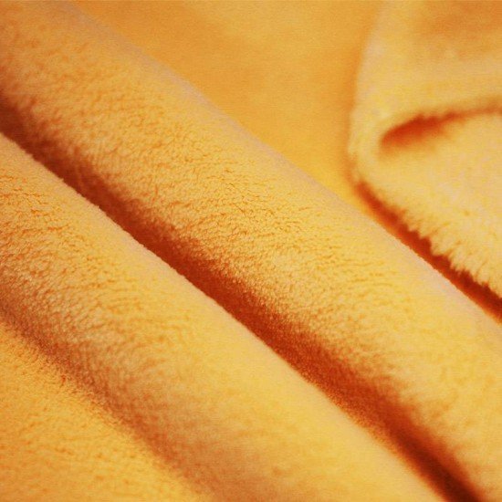 Wellness Fleece Ocker - (Fleece Stoffe)