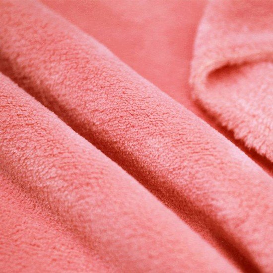 Wellness Fleece Koral Pink - (Fleecestoffer)