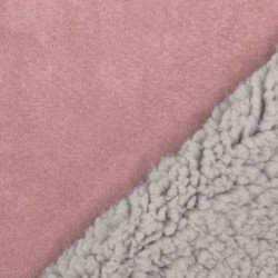 Sherpa Faux Fur Lamb Fabric Old Pink
