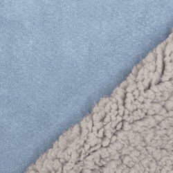 Sherpa Faux Fur Lamb Fabric Light Blue