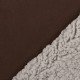 Sherpa Faux Fur Lamb Fabric Brown - (Fashion Fabrics)