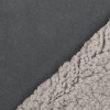 Sherpa Faux Fur Lamb Fabric Grey