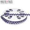 Rick Rack Ribbon Navy White 8mm