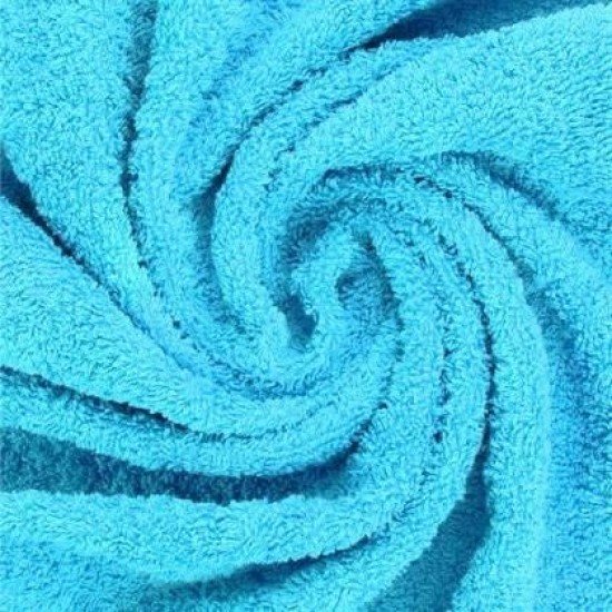 Tessuto Spugna Di Cotone Turchese - (Tessuto Spugna Di Cotone)