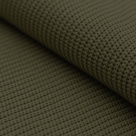 Big Knit Fabric Army Green