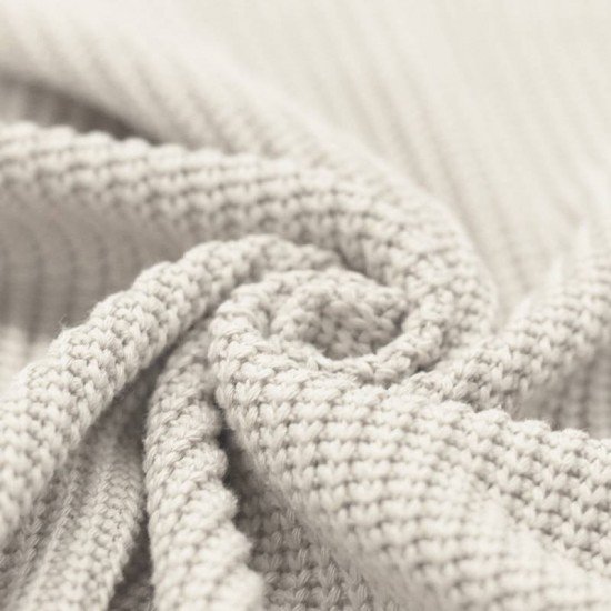Big Knit Fabric Ecru