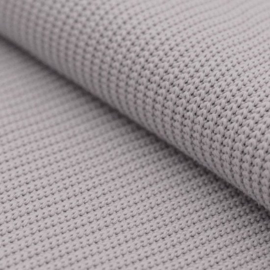 Big Knit Fabric Light Grey