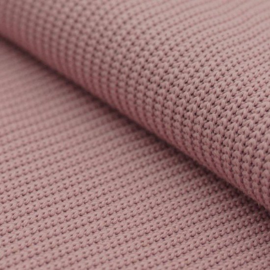 Big Knit Fabric Old Pink