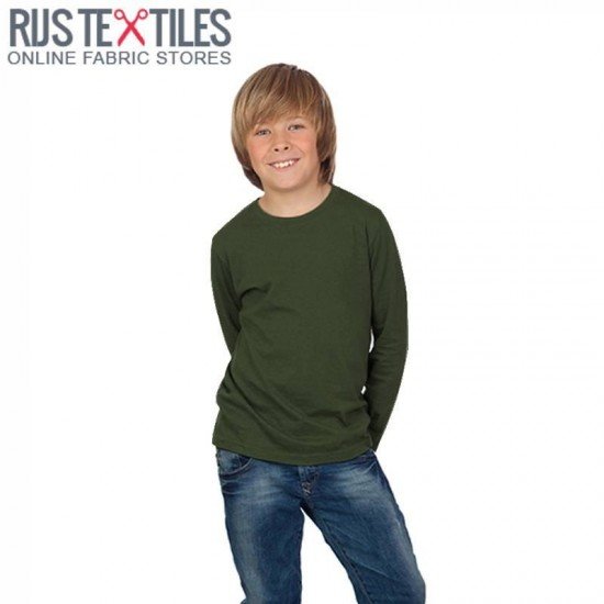 Jersey Cotone Lycra Verde Militare - (Tessuto Jersey Di Cotone)