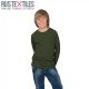 Jersey Cotone Lycra Verde Militare - (Tessuto Jersey Di Cotone)