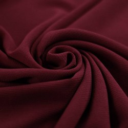 Bubble Chiffon Fabric Stretch Bordeaux