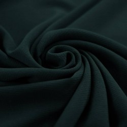 Bubble Chiffon Fabric Stretch Dark Green
