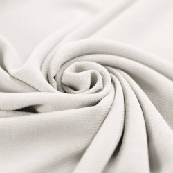 Bubble Chiffon Fabric Stretch Ecru