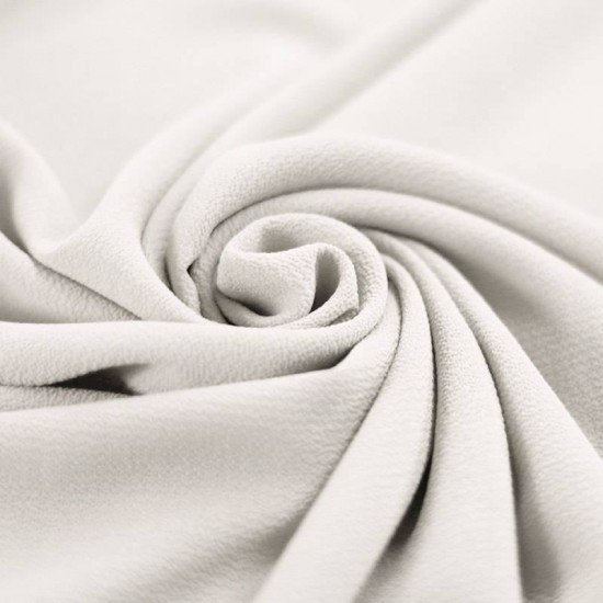 Tessuto Bolla Chiffon Stretch Ecru - (Tessuti Moda)