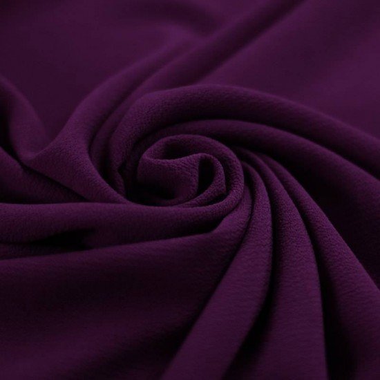 Tissu Bulle De Mousseline Stretch Violet - (Tissus De Mode)