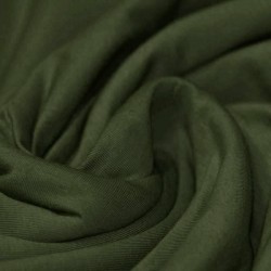 Cotton Jersey Knit Fabric Army Green