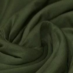 Katoenen Jersey Leger Groen 