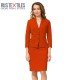 Boiled Wool Fabric Orange