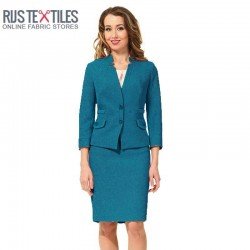 Boiled Wool Fabric Petrol Blue