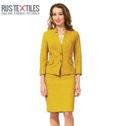 Boiled Wool Fabric Ocher