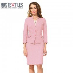 Boiled Wool Fabric Pink