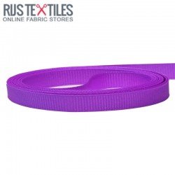 Grosgrain Ribbon Purple 10mm