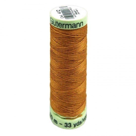 Gütermann Fil à Coudre Super Résistant Chameau 30M (412) - (Mercerie)
