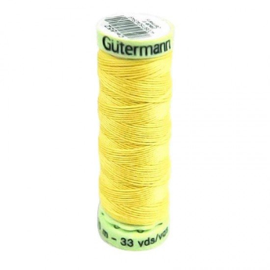Gütermann Fil à Coudre Super Résistant Citron Jaune 30M (852) - (Mercerie)