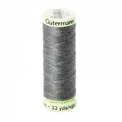 Gütermann Ornamental And Button Hole Thread Steel Grey 30M (040)