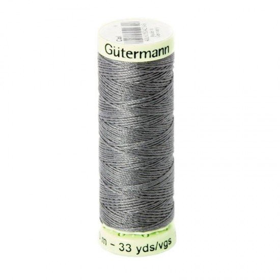 Gütermann Fil à Coudre Super Résistant Gris Acier 30M (040) - (Mercerie)