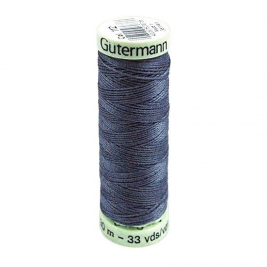 Gütermann Pyntestings- Og Knaphulstråd Jeans 30M (112) - (Sytilbehør)