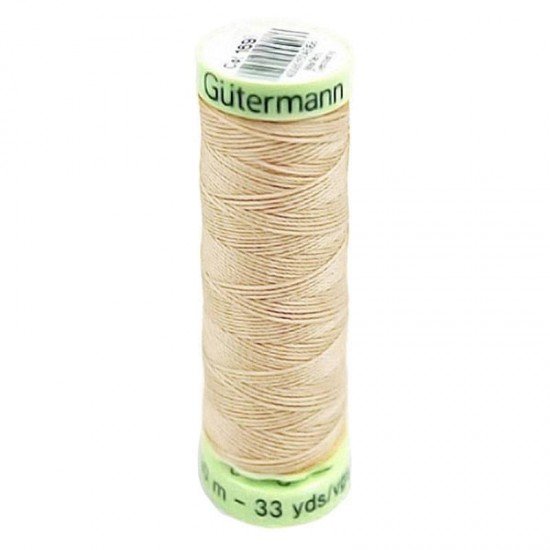 Gütermann Ornamental And Button Hole Thread Light Beach Sand 30M (169)