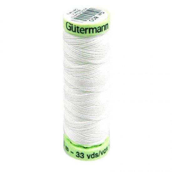 Gütermann Zierstich- Und Knopflochfaden Weiss 30M (800) - (Nähzubehör)