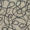 Jacquard Fabric - Chain Beige Black 