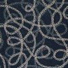 Jacquard Fabric - Chain Black Beige