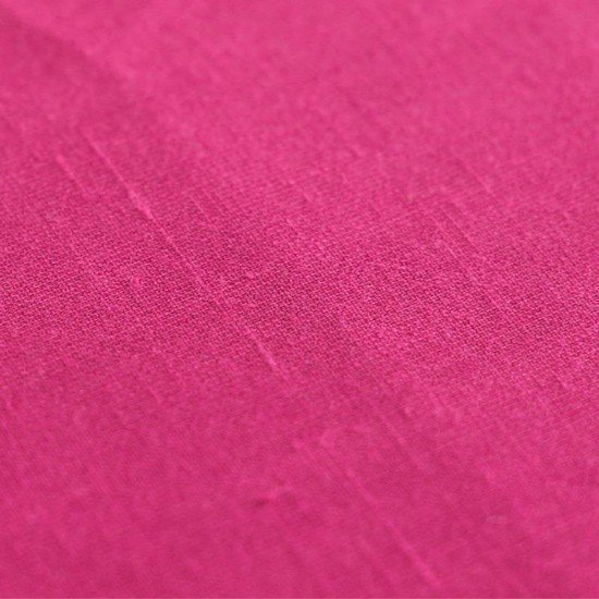 Leinen Deluxe Stoff Fuchsia - (Modestoffe)
