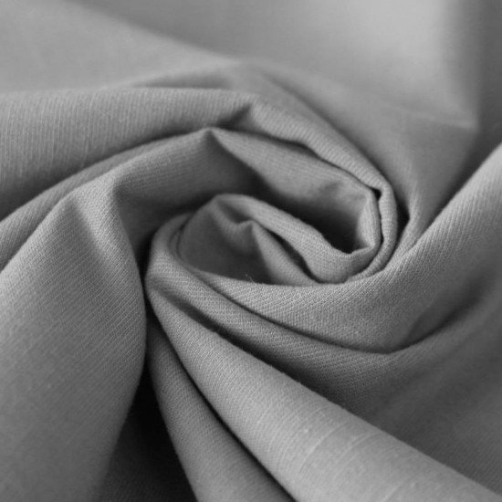 Tessuto Di Lino Deluxe Grigio - (Tessuti Moda)