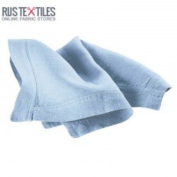 Linen Fabric Light Blue