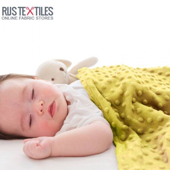 Minky Fleece Fabric Mustard - (Minky Fleece Fabric)