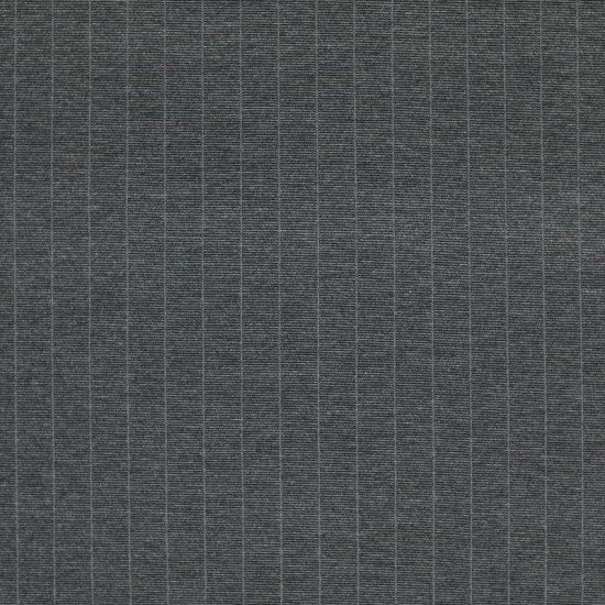Heavy Jersey 18mm Pinstripe Fabric Grey Melee