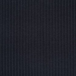Heavy Jersey 10mm Pinstripe Fabric Navy White