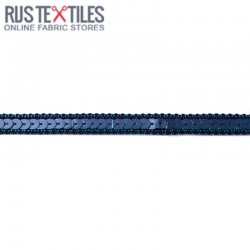 Sequin Trim Navy 10mm
