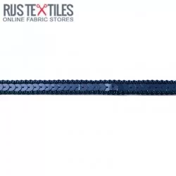 Paillettenband Marine 10mm