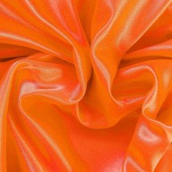 Satin Fabric Fluor Orange