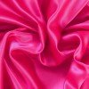Satijn Stof Fluor Roze