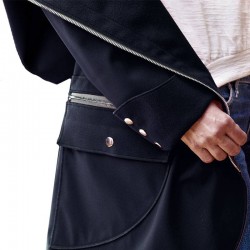 Softshell Stretch Fabric Navy 