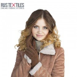 Sherpa Faux Fur Lamb Fabric Beige