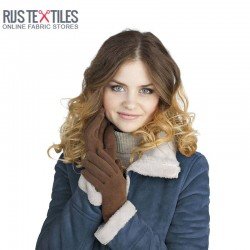 Sherpa Faux Fur Lamb Fabric Jeans