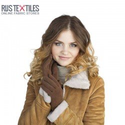 Sherpa Faux Fur Lamb Fabric Ocher
